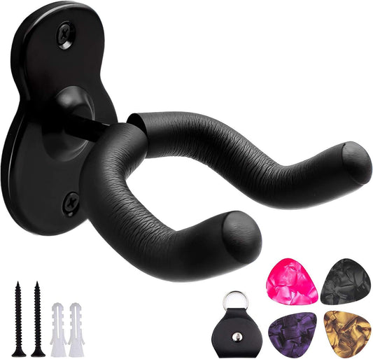 Guitar wall mount hook metal hook, color: black