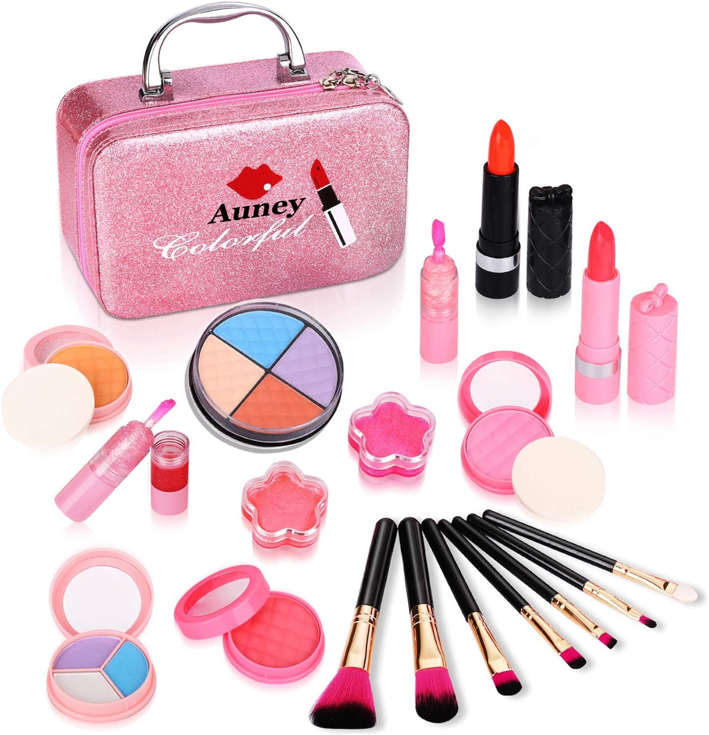 21-Piece Makeup Kit for Girls (Style: Black)