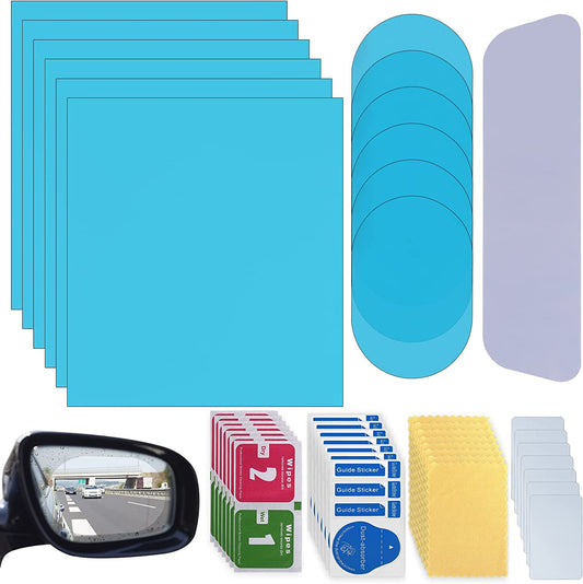 Pack of 20 car rearview mirror sheets, Rectangular