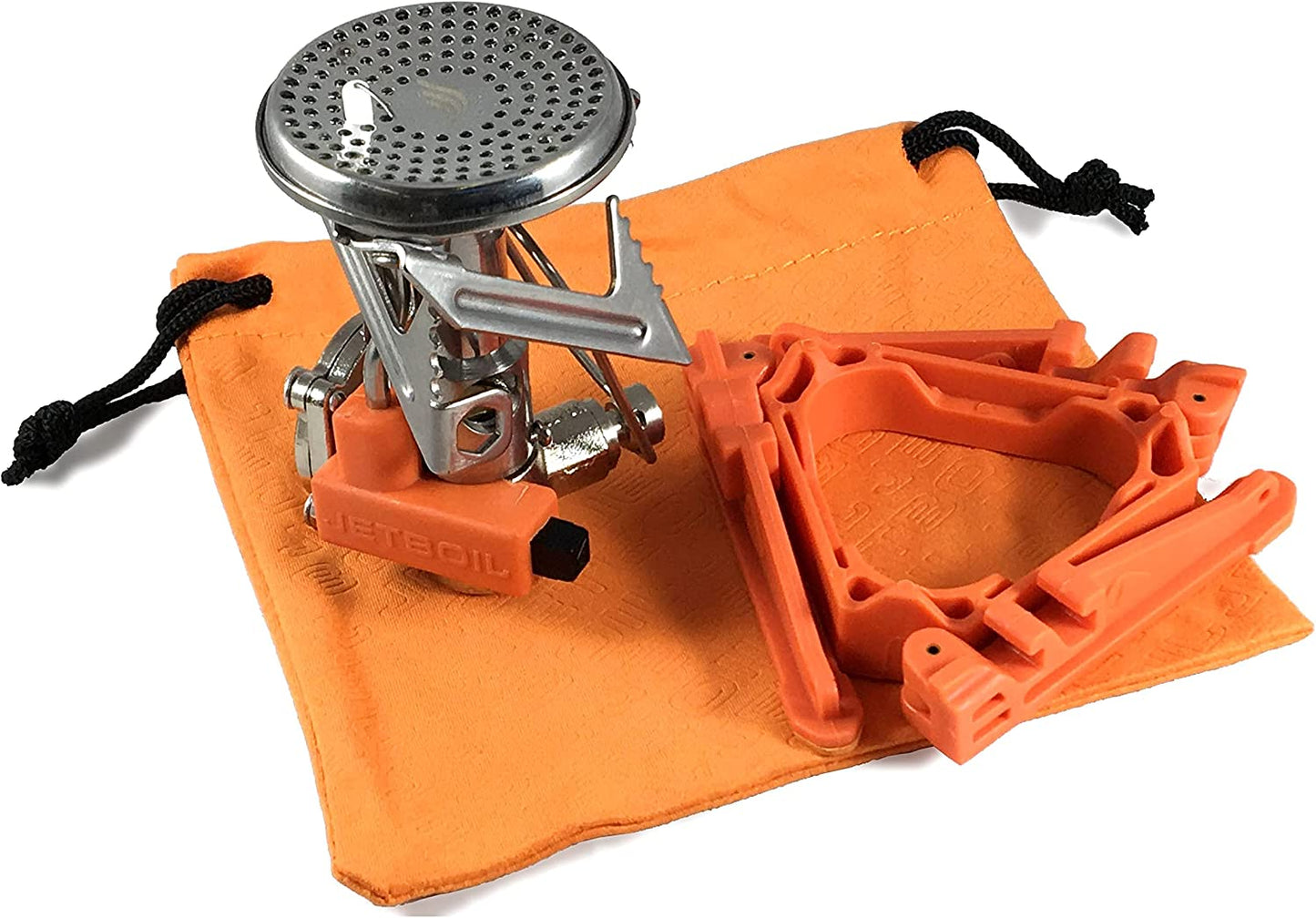 Ultralight and compact camping stove, 0.21 lbs, color: orange