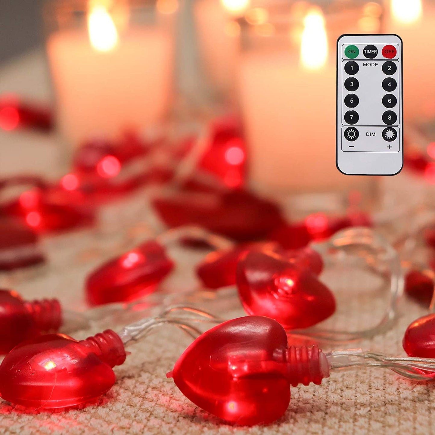 Valentine's Day Decorations, 13ft (Batteries Not Included)