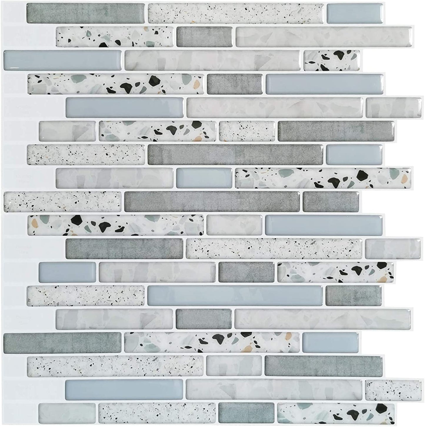 Self Adhesive Kitchen Backsplash Wall Tile 10 Sheets