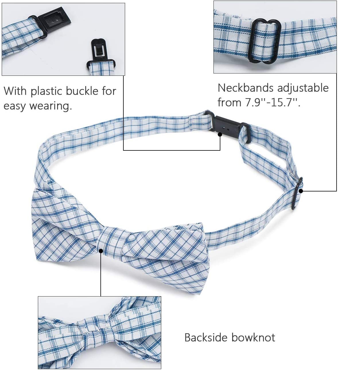 30 pieces pet ties, with adjustable neck