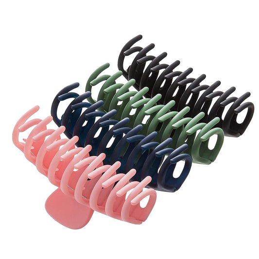 4.4 inch 4 colors hair clips