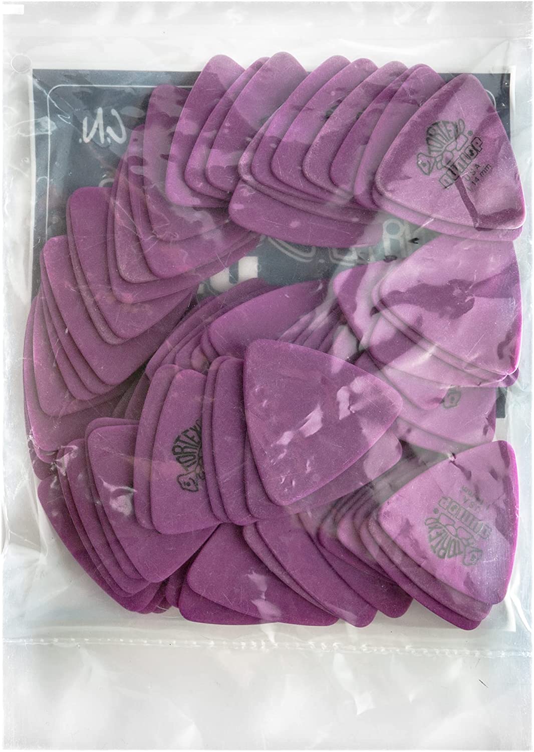 Guitar Picks 1.14mm, Purple, 72 Pack