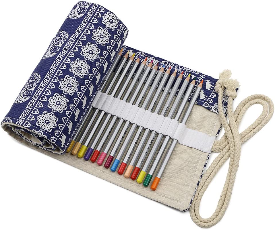 Canvas Pencil Roll, ‎8 x 7 x 1 inches