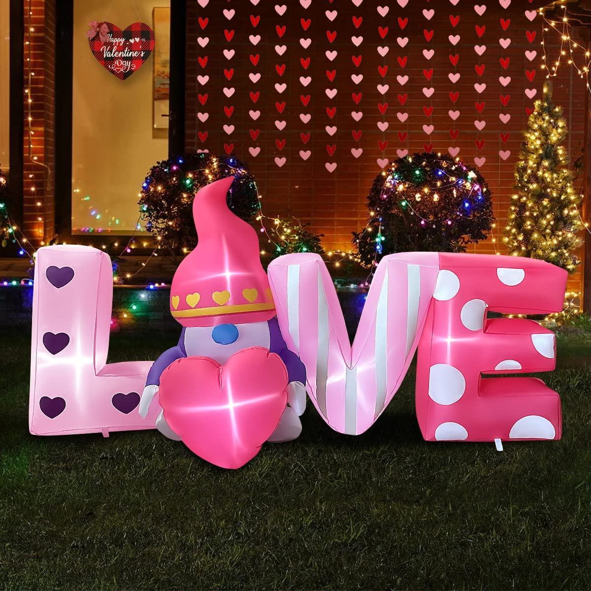 6ft Long Valentine's Day Inflatable Love Letters