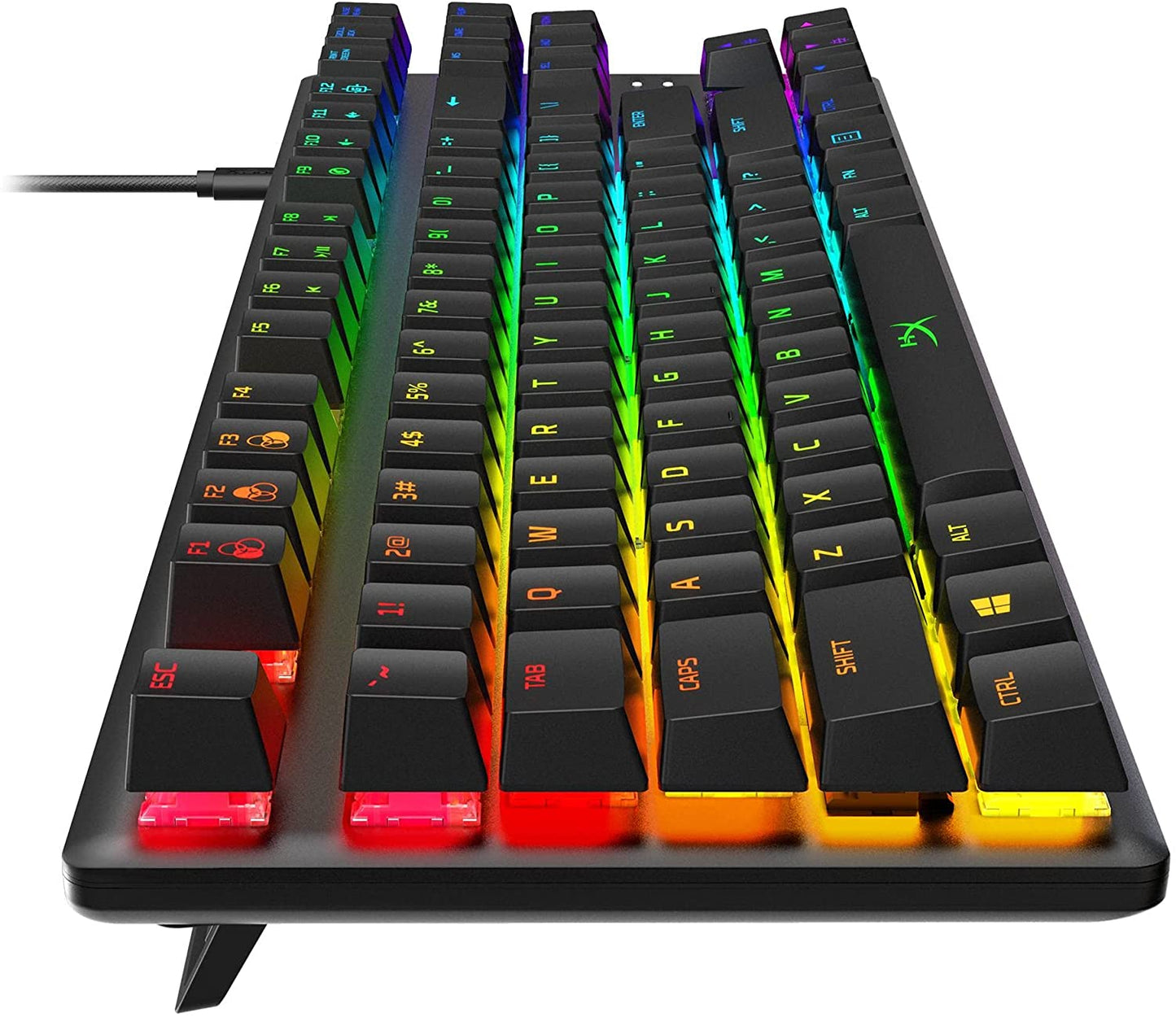 Mechanical Gaming Keyboard, Software Controlled Light