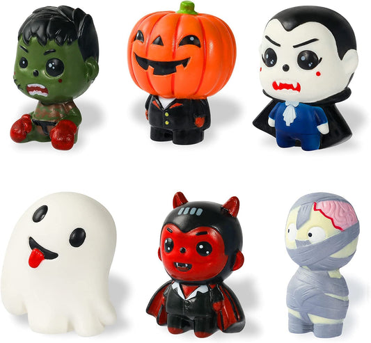 6 packs of Halloween squishy toys