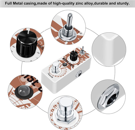 Guitar noise gate effect pedal