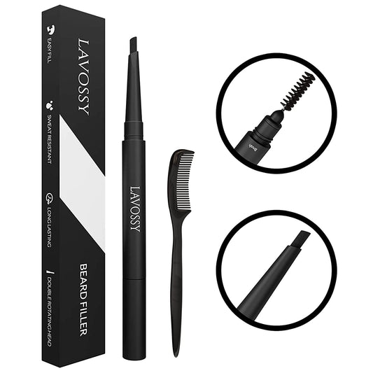 Beard Pencil Refill, Color:Black, 5.71 x 0.94 x 0.47 inches