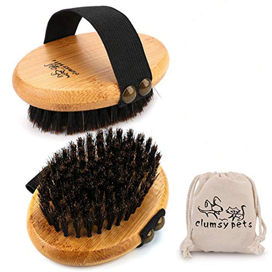 Boar Bristle Bamboo Pet Brush