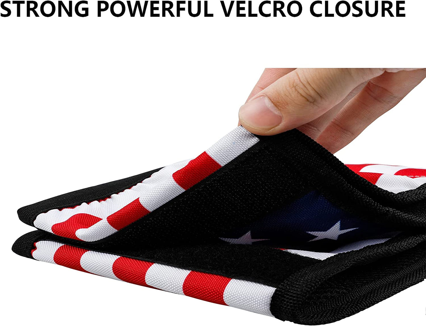 Luggage Travel Cup Holder, Hook & Loop: US Flag