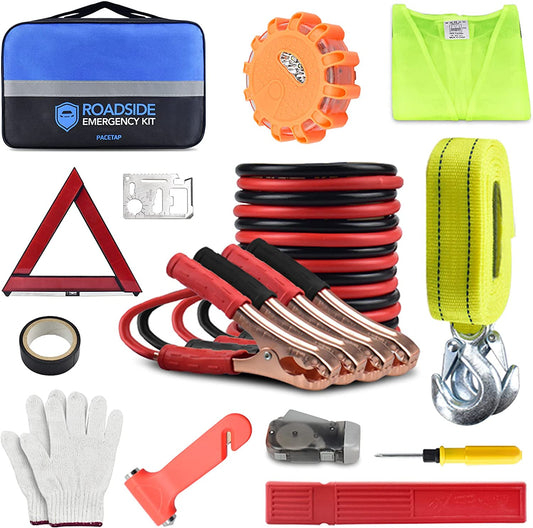 Roadside Emergency Kit for Car, ‎15.07 x 9.8 x 3.82 inches