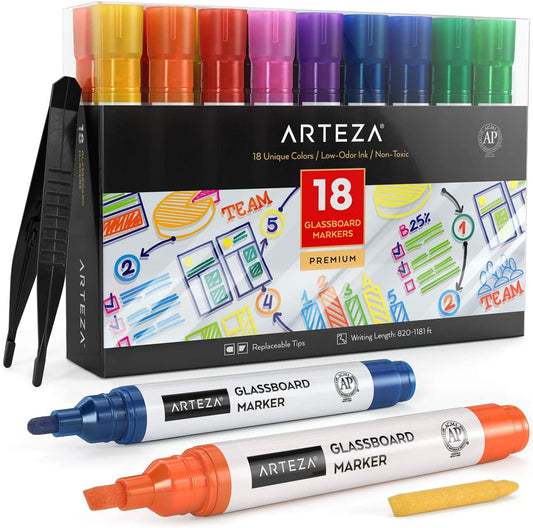 Dry Erase Markers, (Pack of 18)