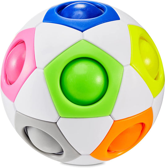 3D puzzle soccer rainbow ball