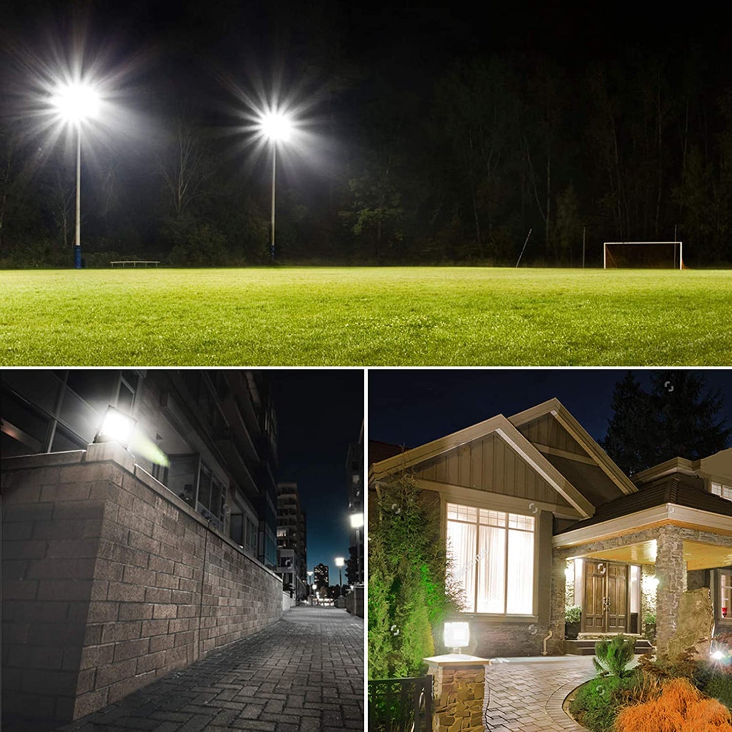 LED Flood Light 2 Pack, Outdoor, Wattage: 150.0 Watts