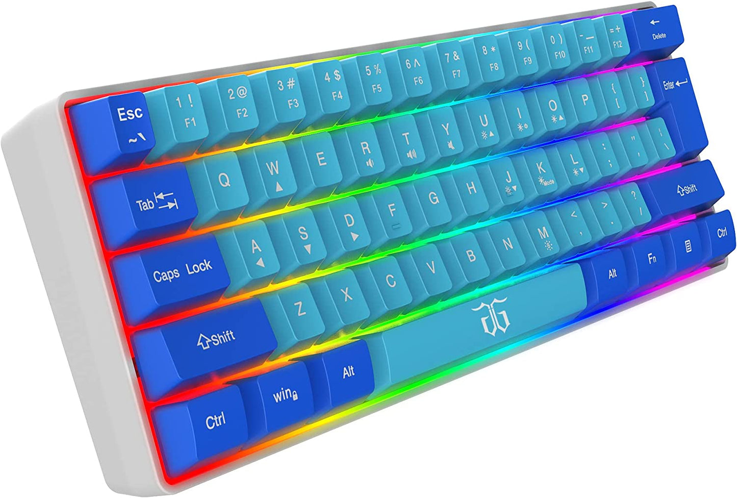 Ultra-compact RGB Mini Keyboard, (Blue-Weather)