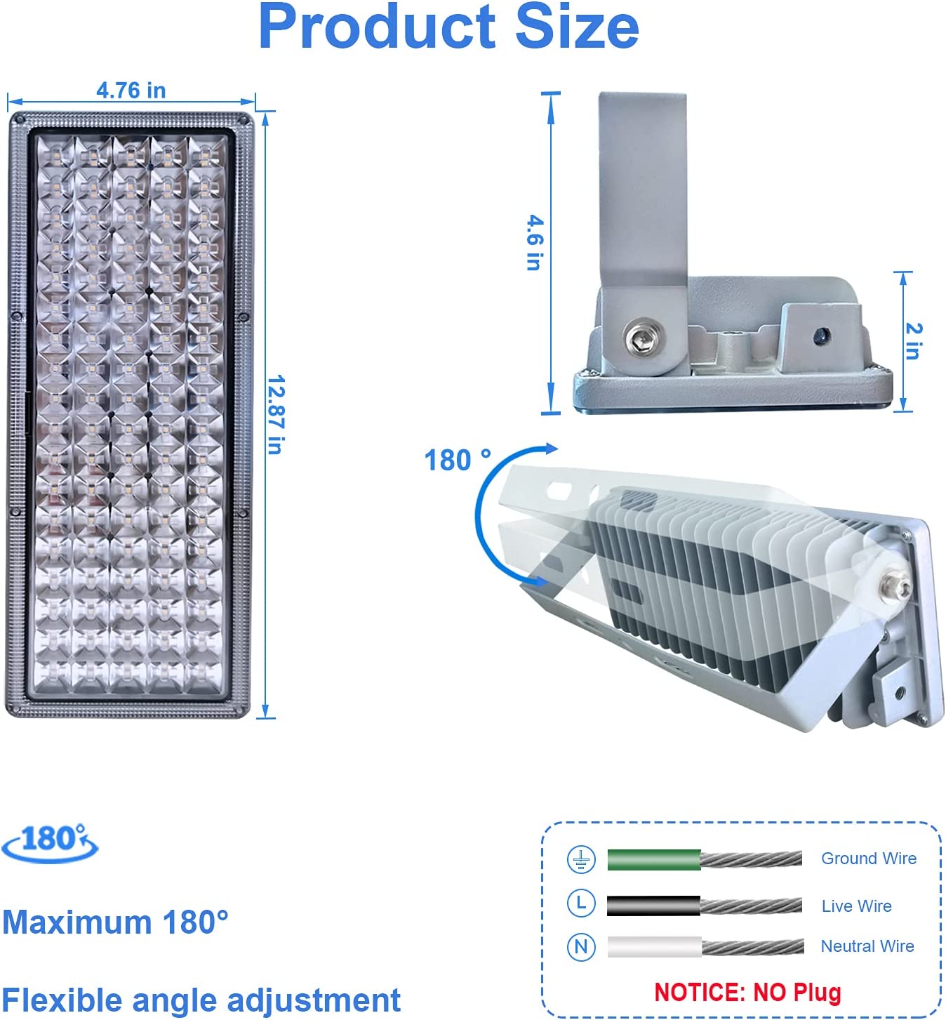 High power 100W waterproof LED light