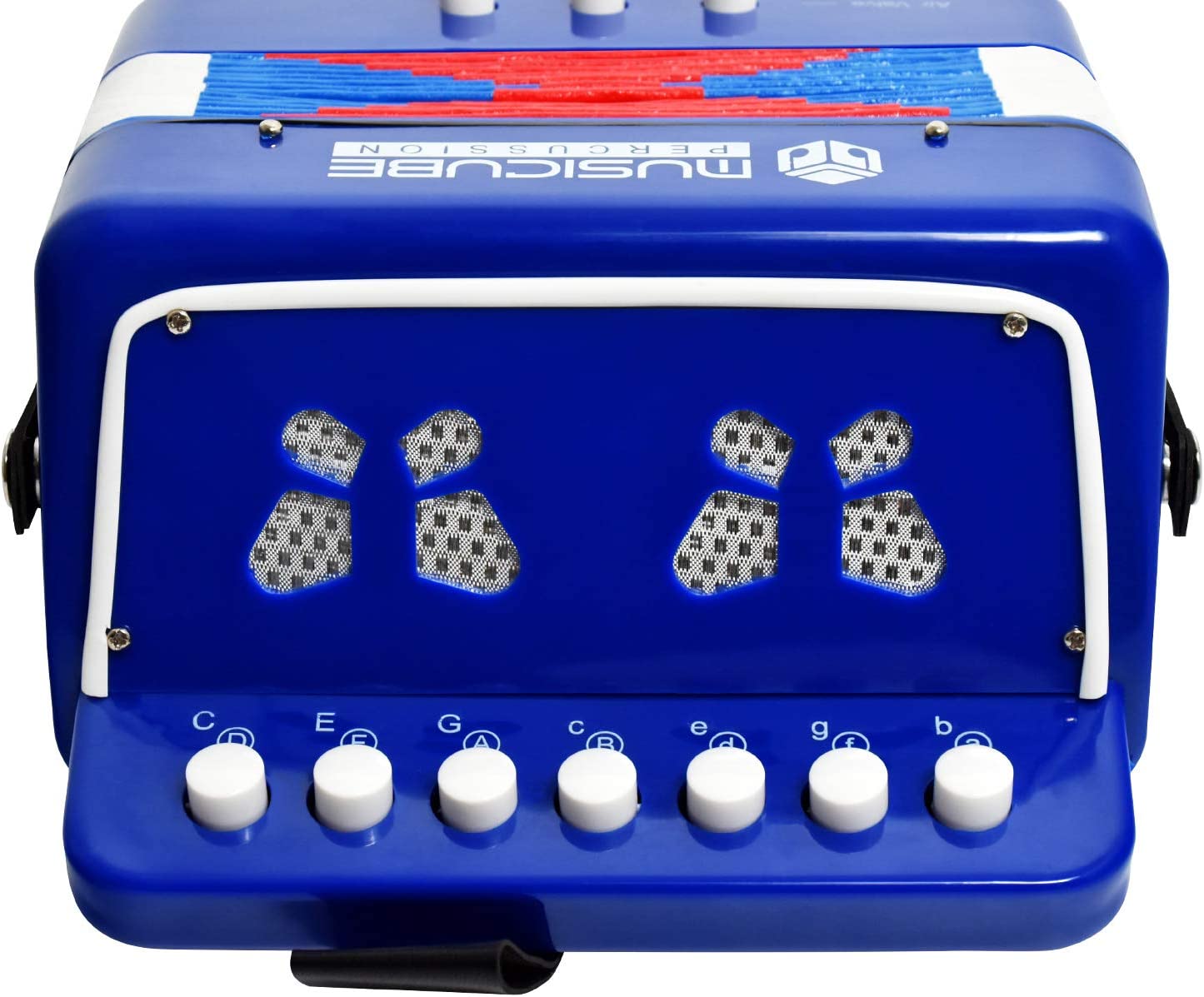 Small accordion for children's musical instrument (blue)