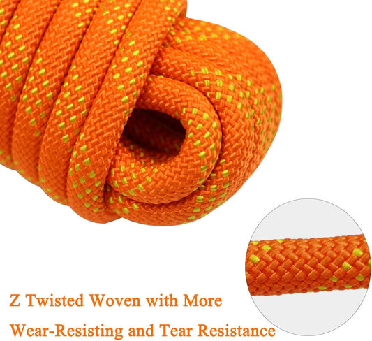 Static Rope 10mm (32ft) Orange