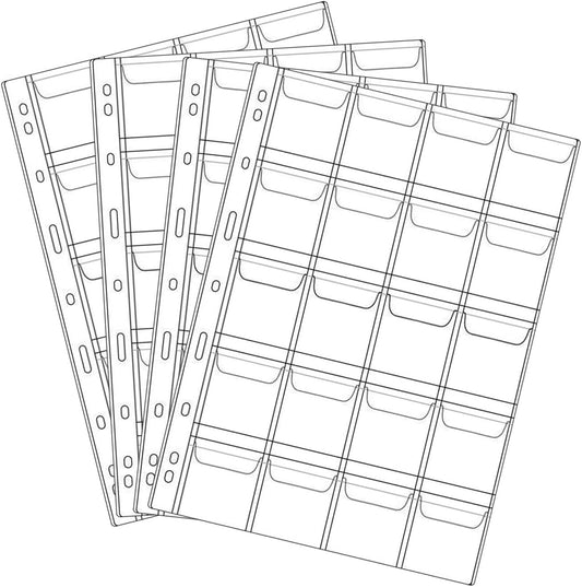 20 medal pocket pages, 10 plastic collecting sheets