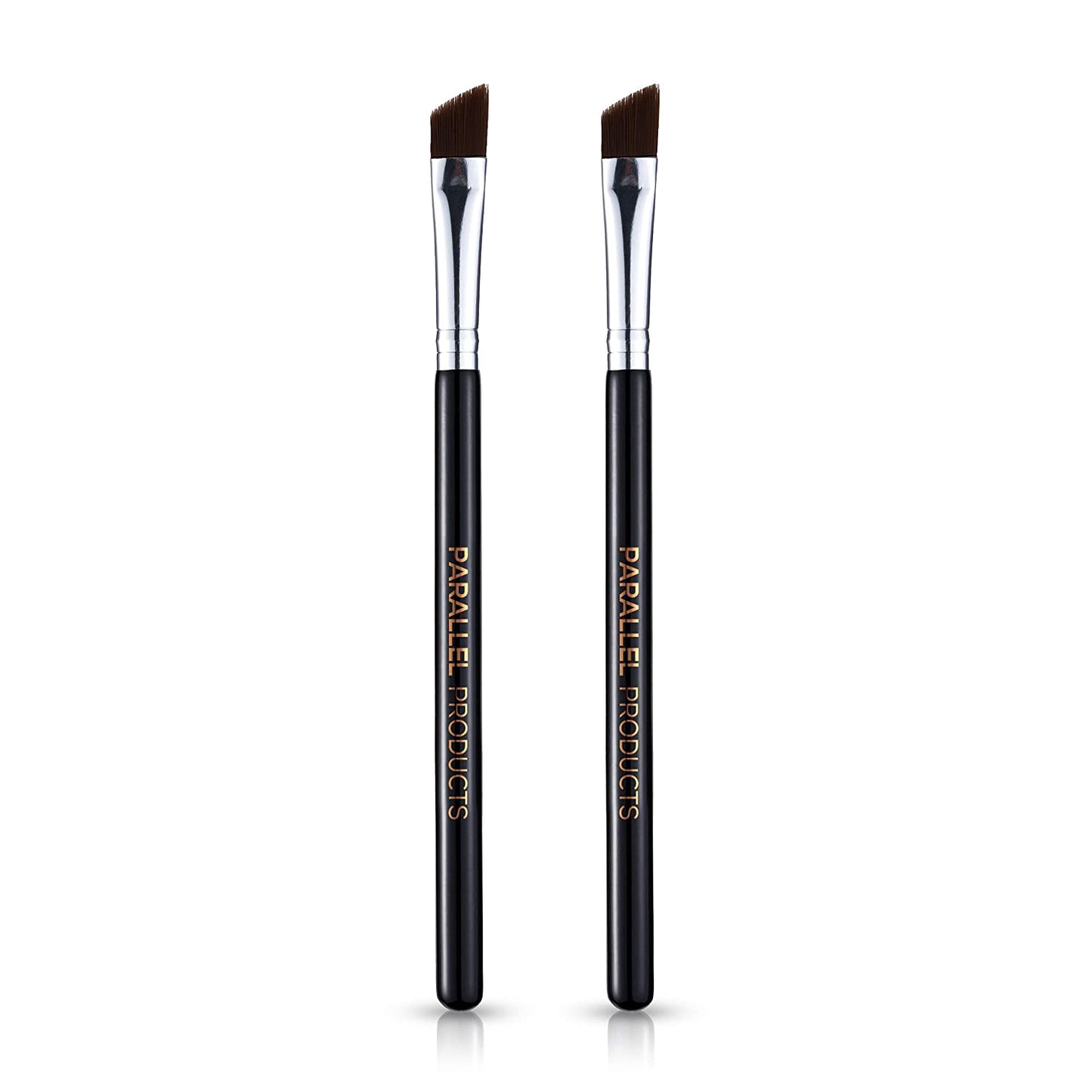 2 Pack Angled Brow Brushes, Cream, Gel, Wax and Powder