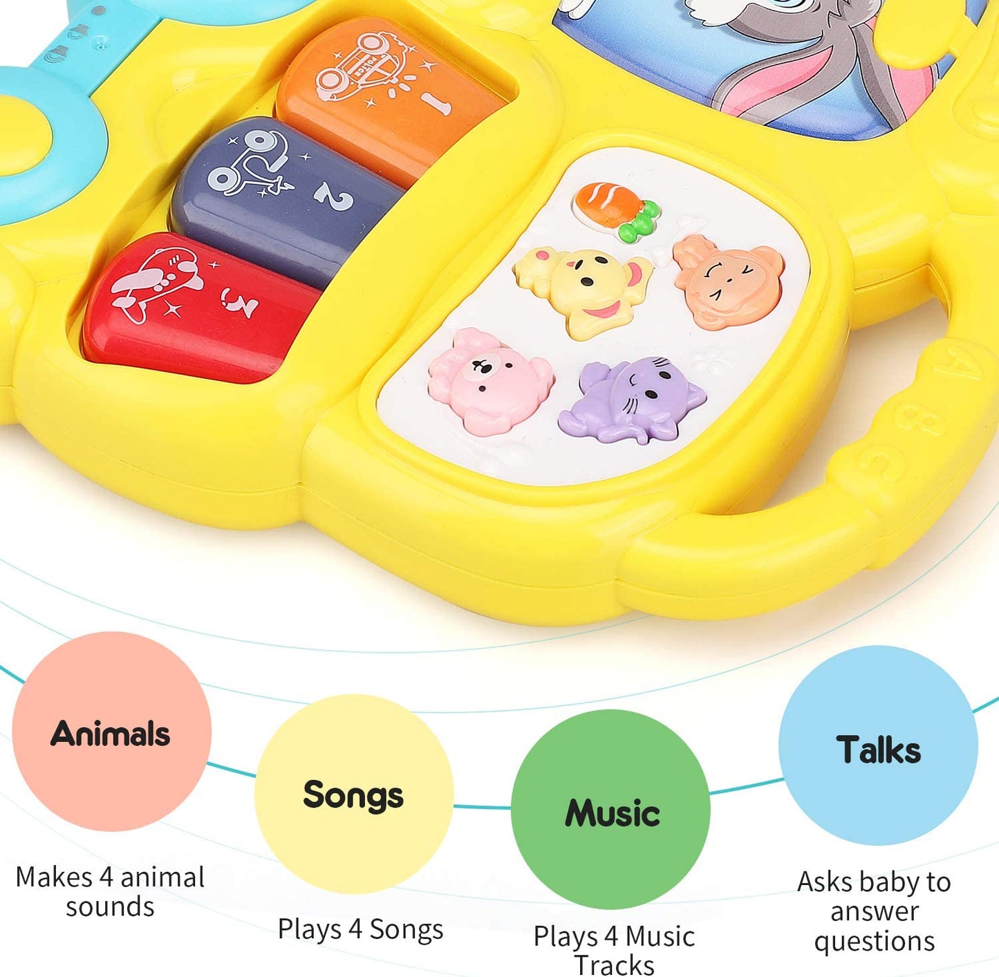 Rabbit Musical Educational Toy for Baby