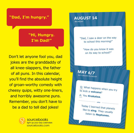 2023 Dad Jokes Boxed Calendar