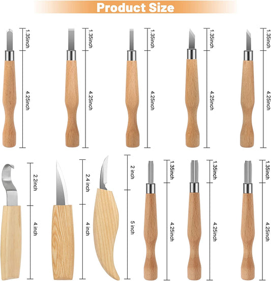 Wood Carving Tools 11 Pcs