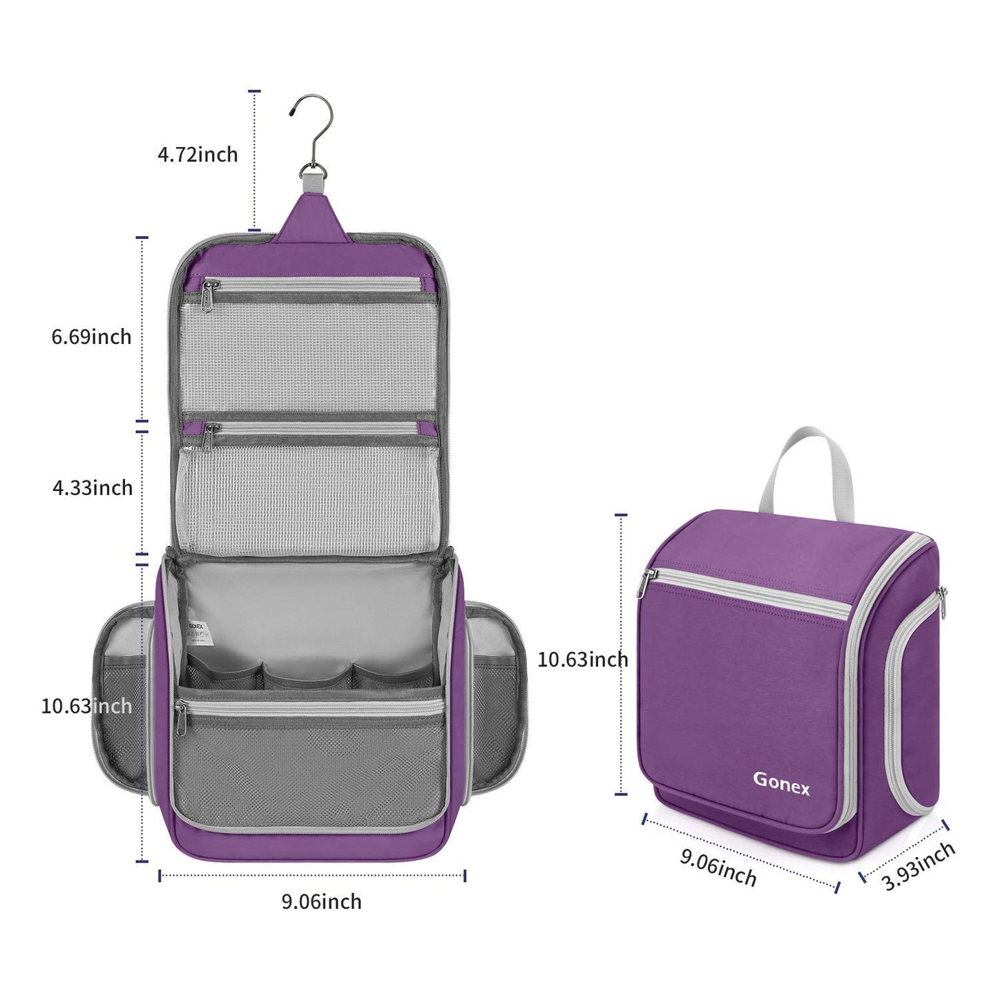 Travel organizer bag , (purple)