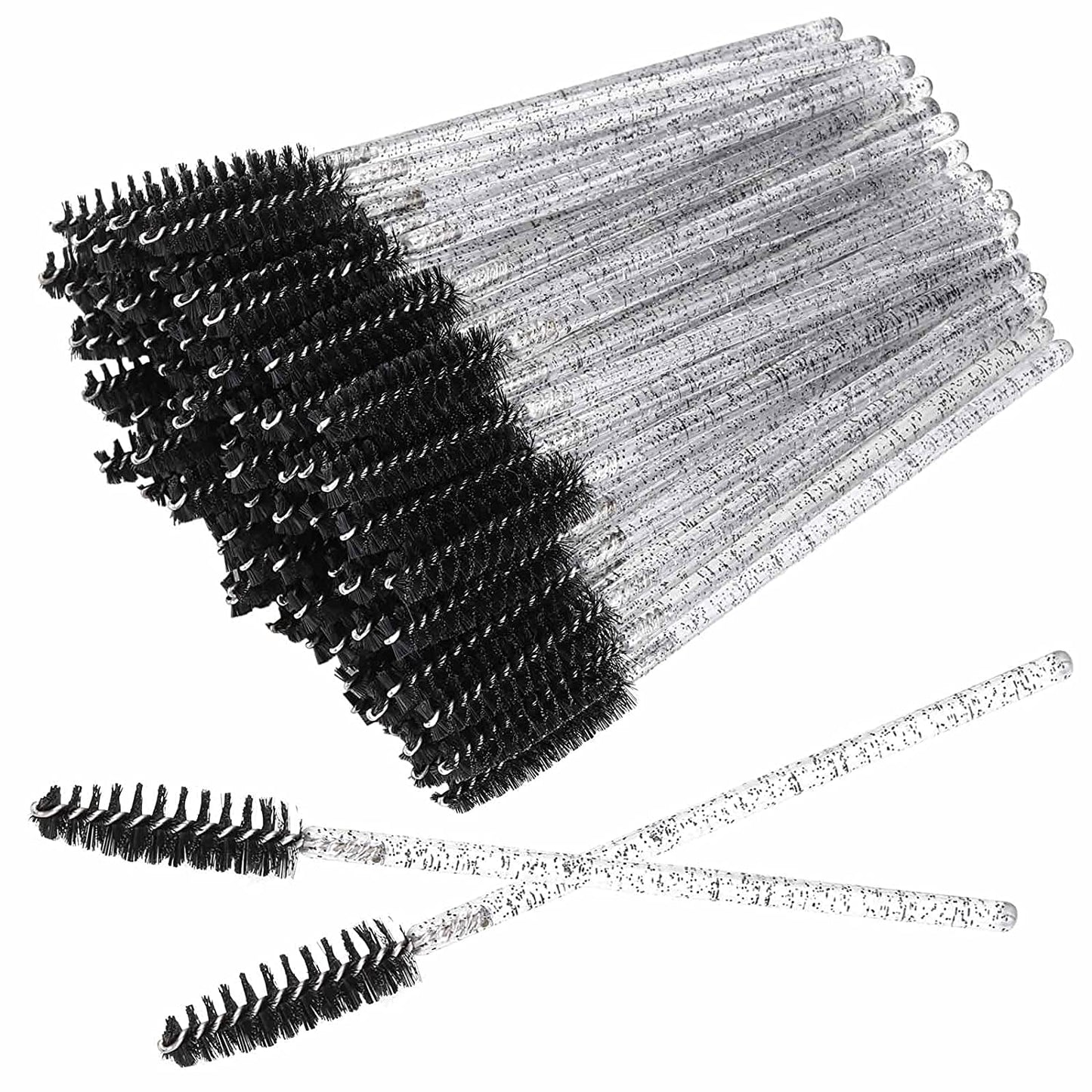 200 mascara sticks, disposable eyelash brush, black