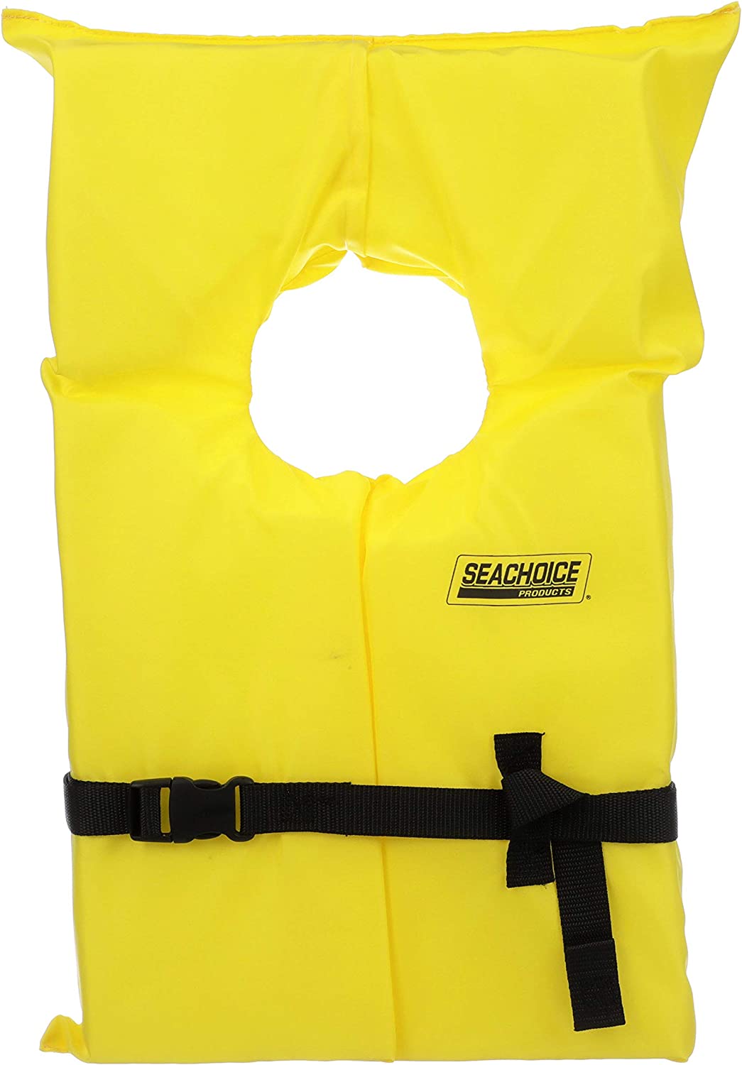 Type II Life Jacket, One Size, Yellow