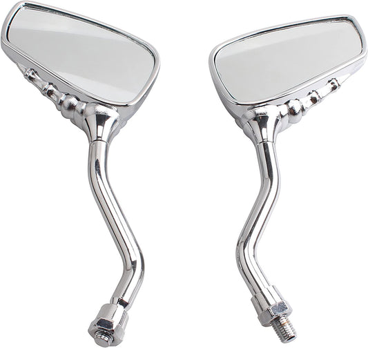 Universal 7/8" Bar End Mirrors, silver