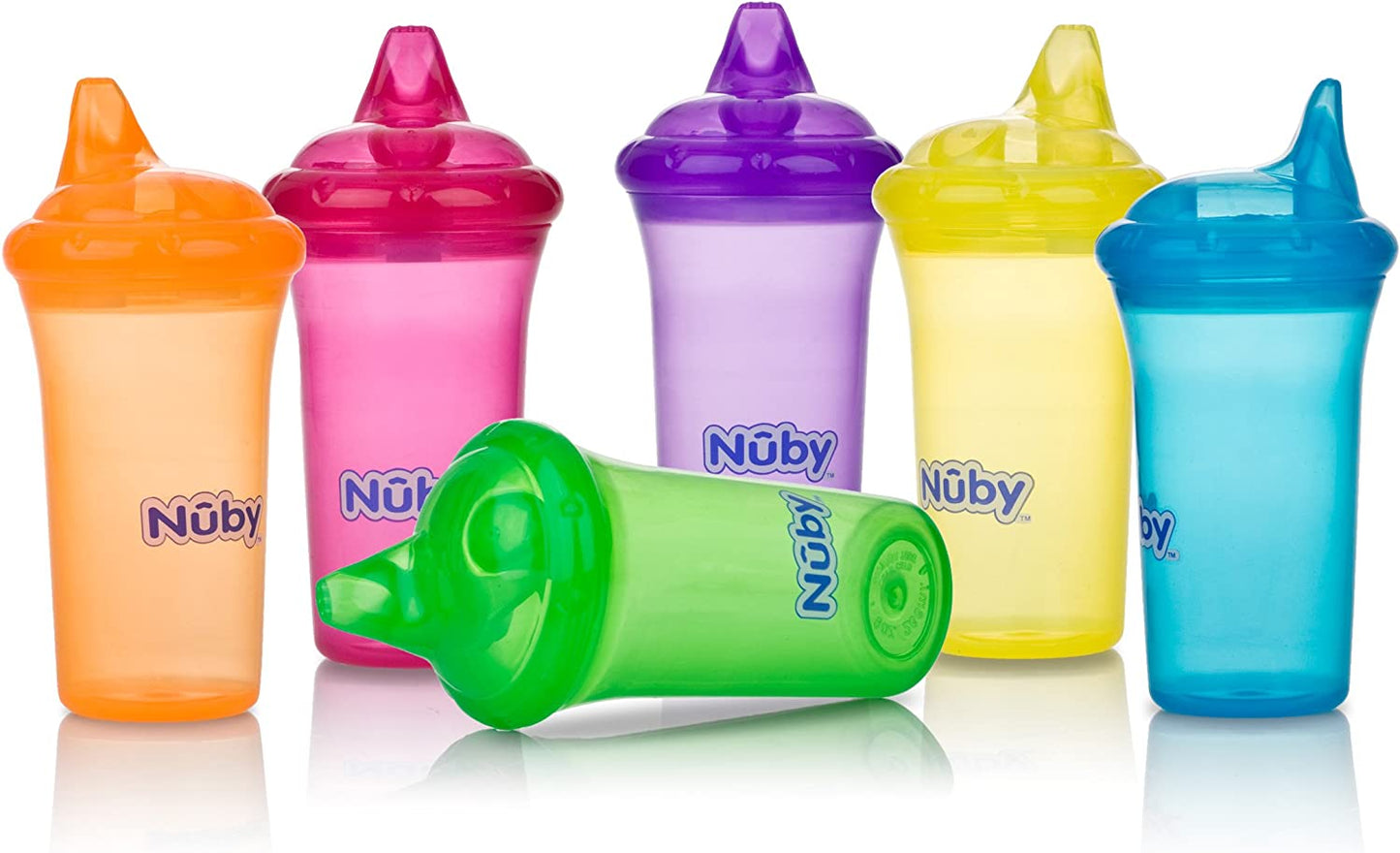 Cup with Dual-Flow Valve for Babies, 9 oz, Colors May Vary