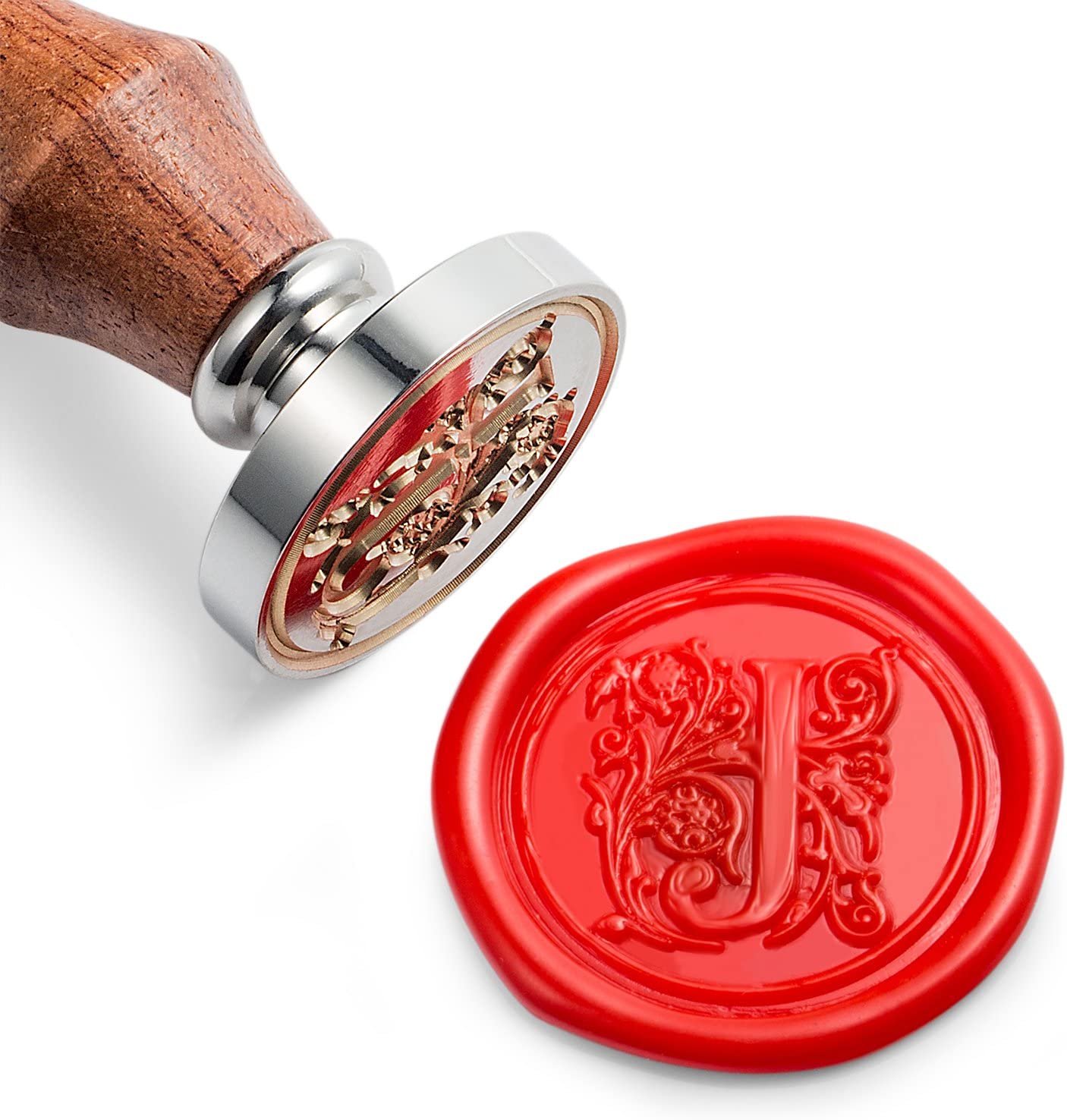 1 1/5"(30mm) diameter wax seal, (letter J)