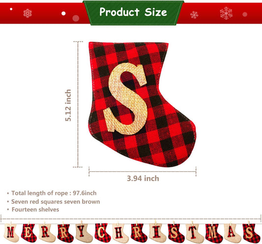 sock shaped banner for christmas decoration, Merry Christmas