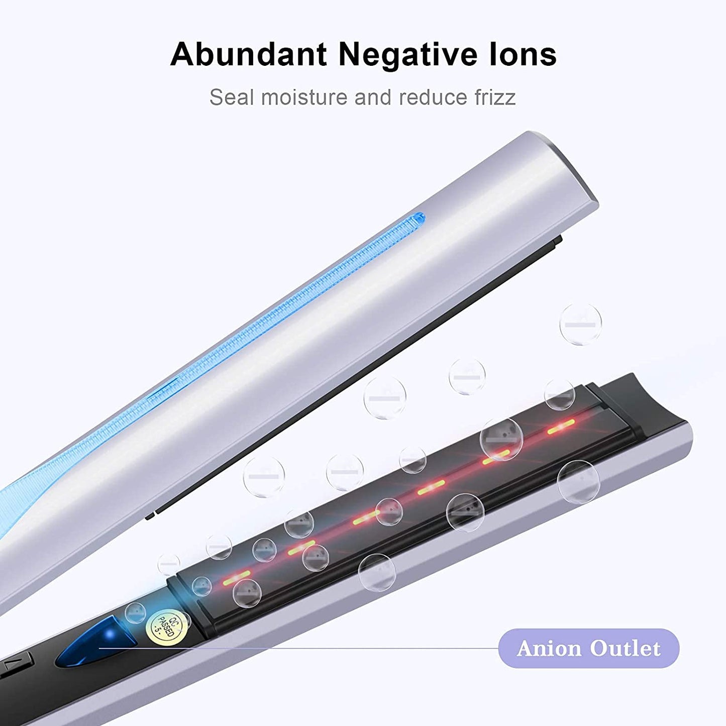 2-in-1 infrared hair straightener