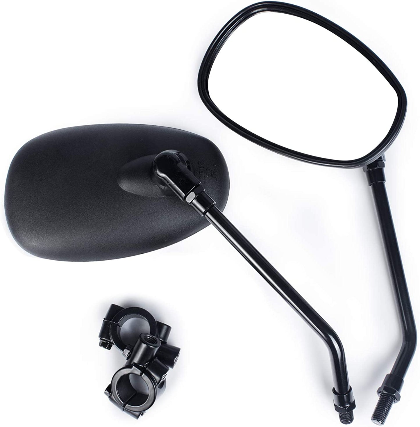 Universal Rearview Mirrors, (Black Color with 7/8 Handlebar)