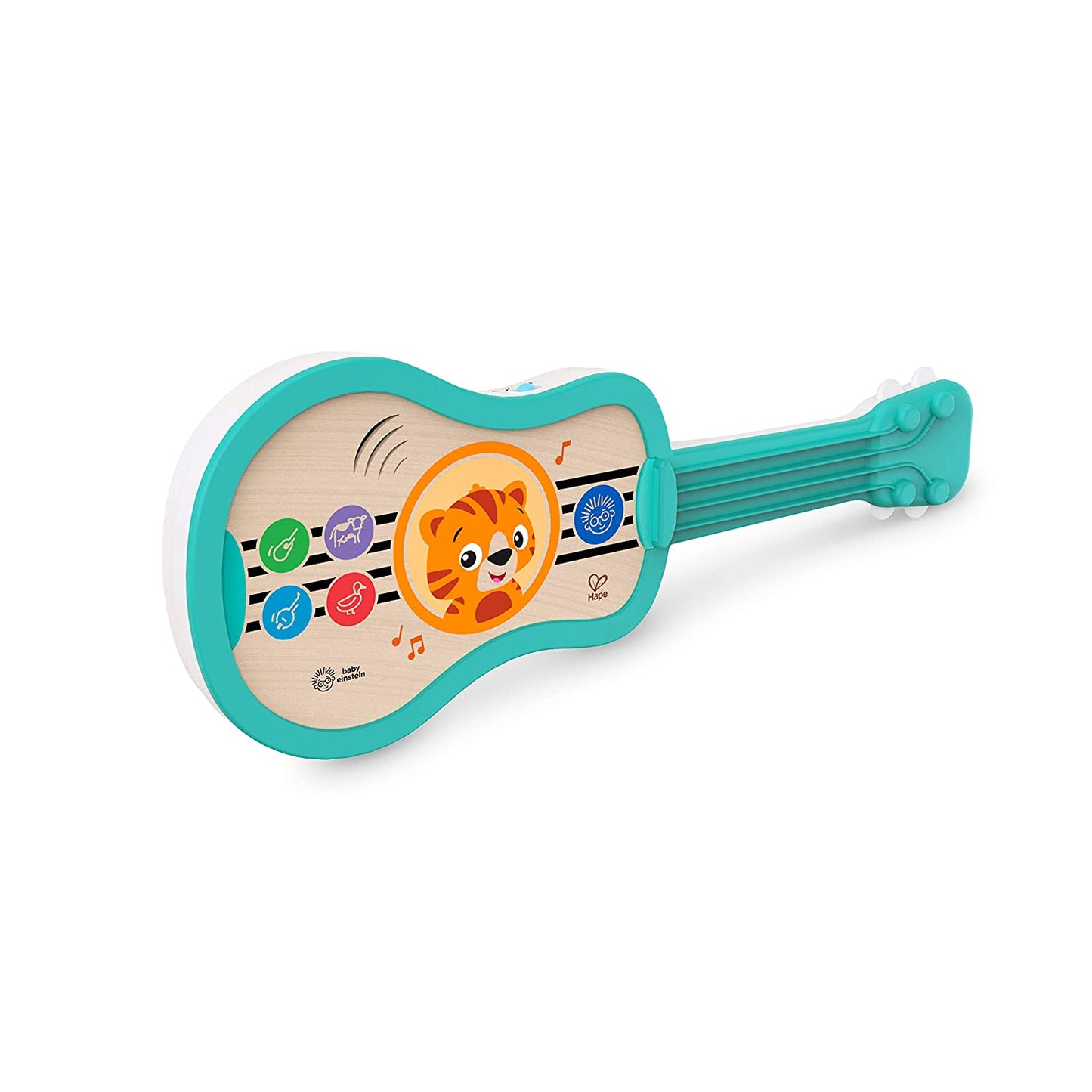 Wooden Musical Toy Ukulele, blue