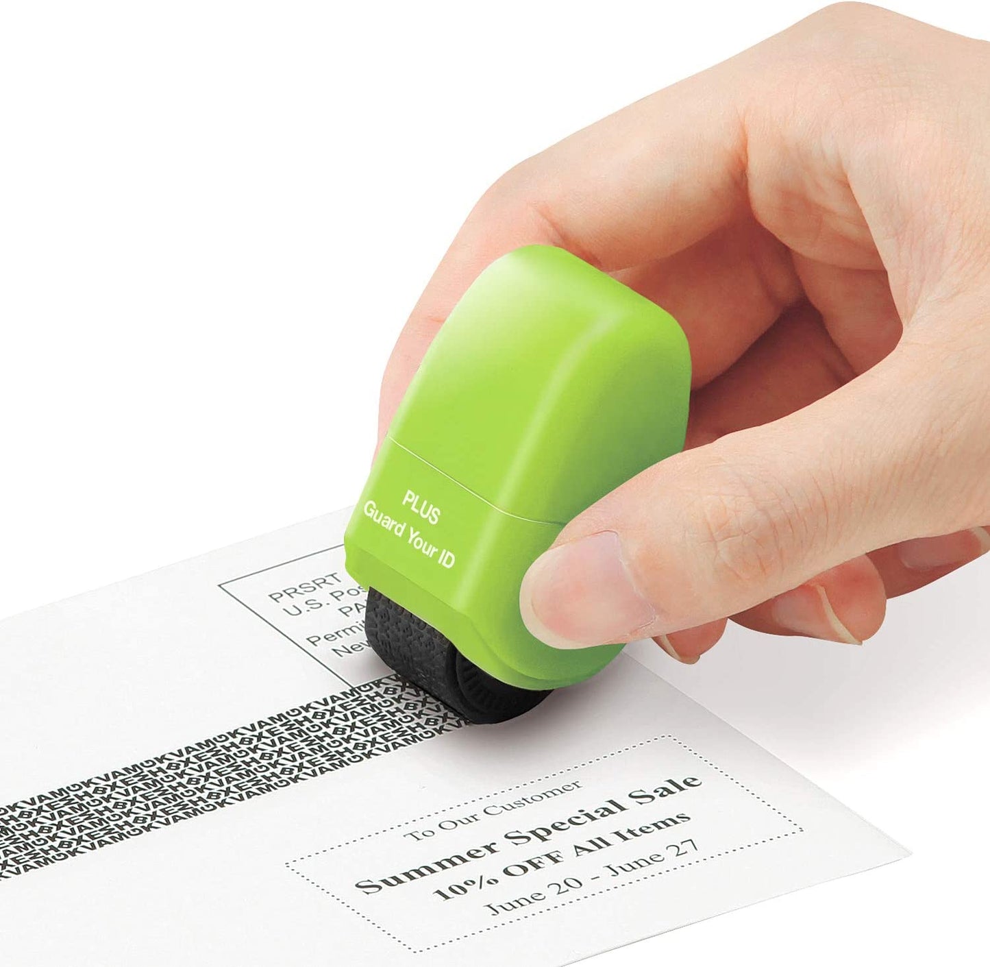 IS-520CM Identity Security Stamp Roller (Green)