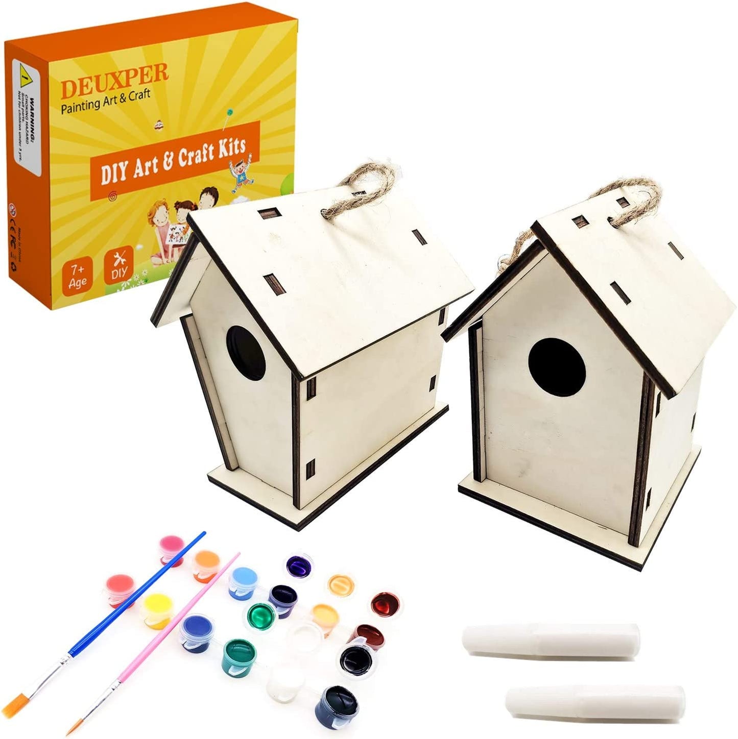 Wooden Birdhouse Building Kits for Kids Ages 4-8