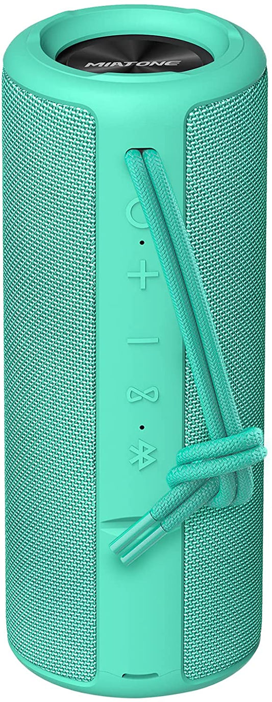 Waterproof wireless portable bluetooth speaker - green color