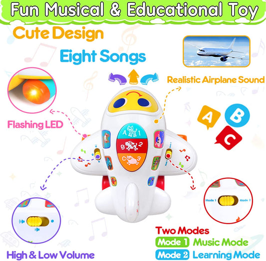 Interactive toy musical, my first plane