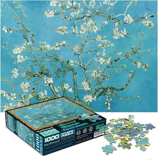 1000 Piece Jigsaw Puzzle, (Almond Blossom)