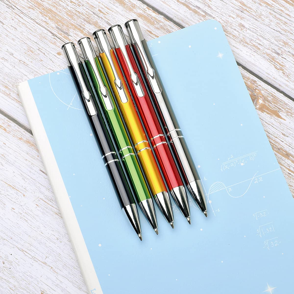 Office Pens/Set of 5 Fun Pens - Vibrant Colors