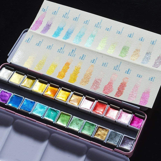 Watercolor paints, set of 24 colors