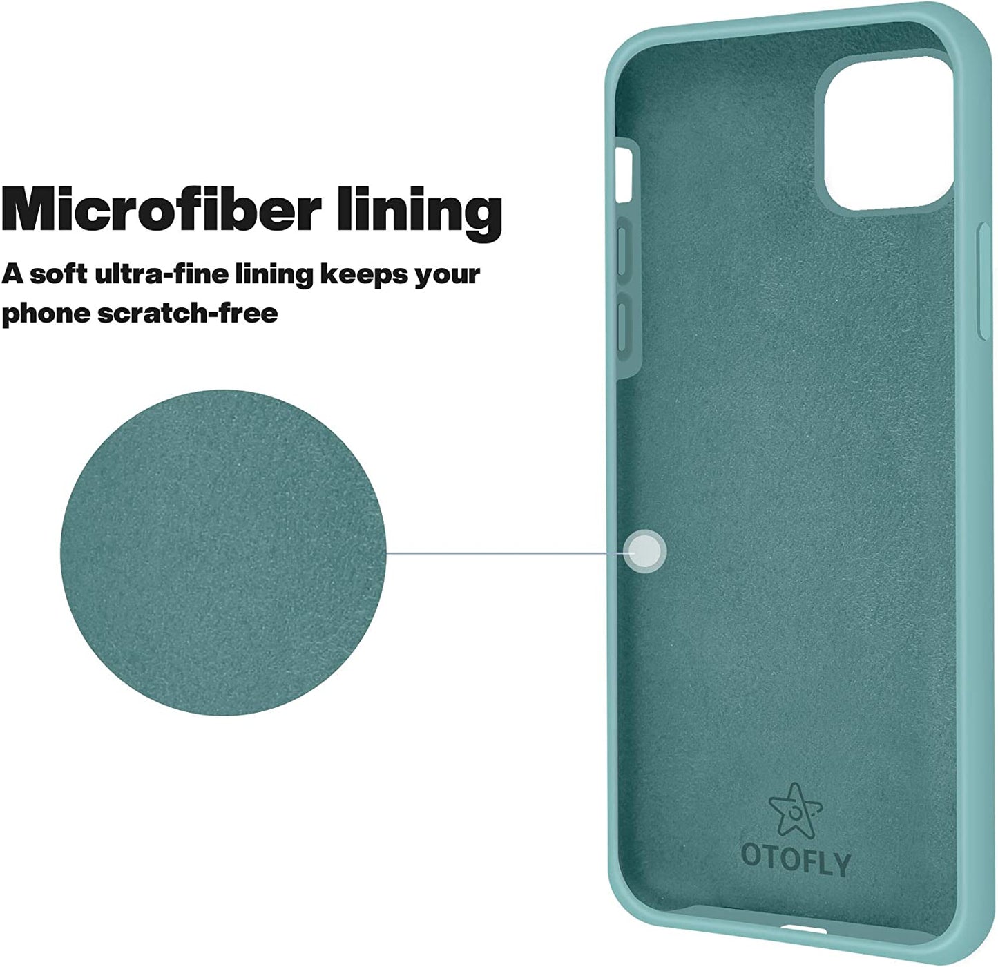 6.7" Silicone Rubber Full Body Protective Case, MintCream