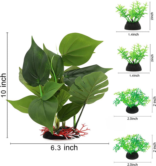 10 inch silk plants for fish tank