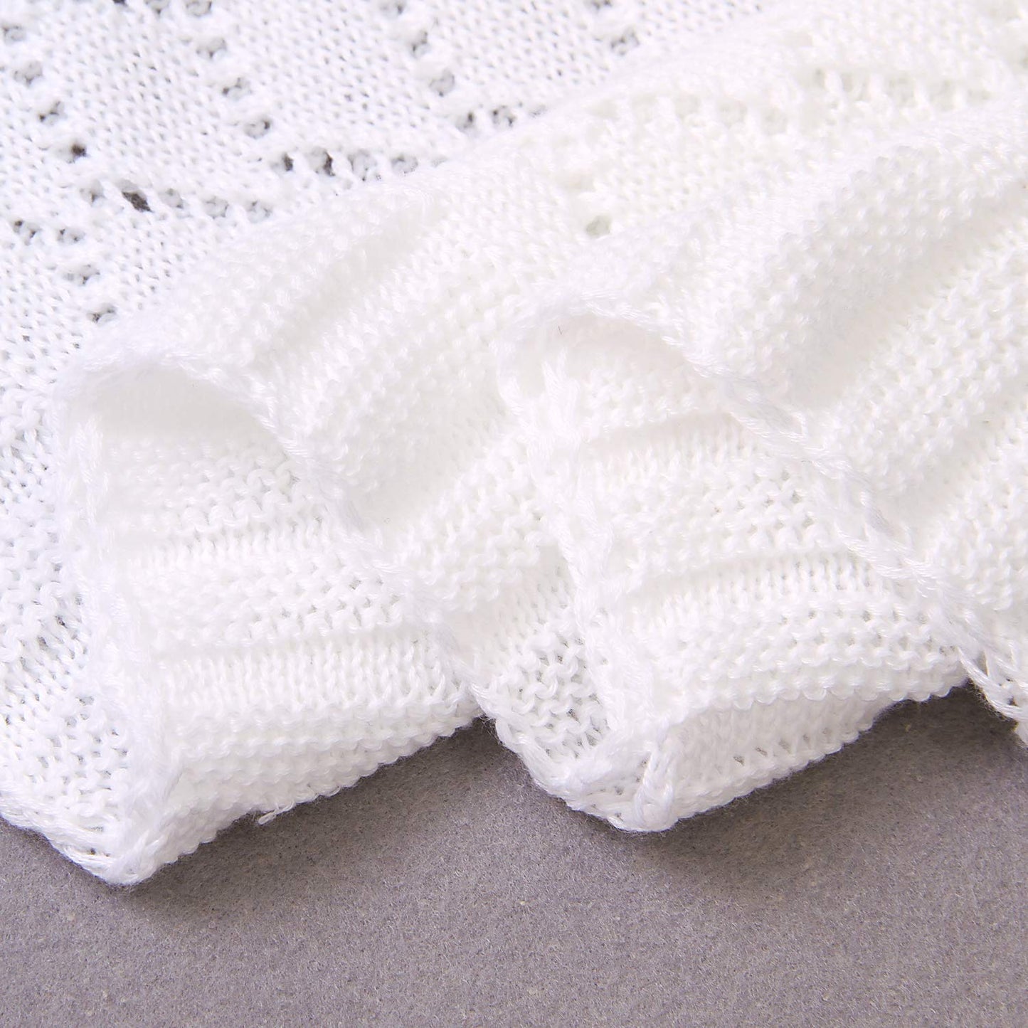 Blankets 40" x 30" inches for Baby - Color: White